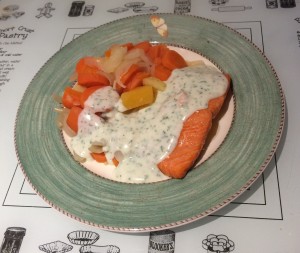 Steam Baked Trout