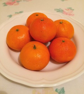 Mandarins: one of numerous varieties of orange and a super source of Vitamin C